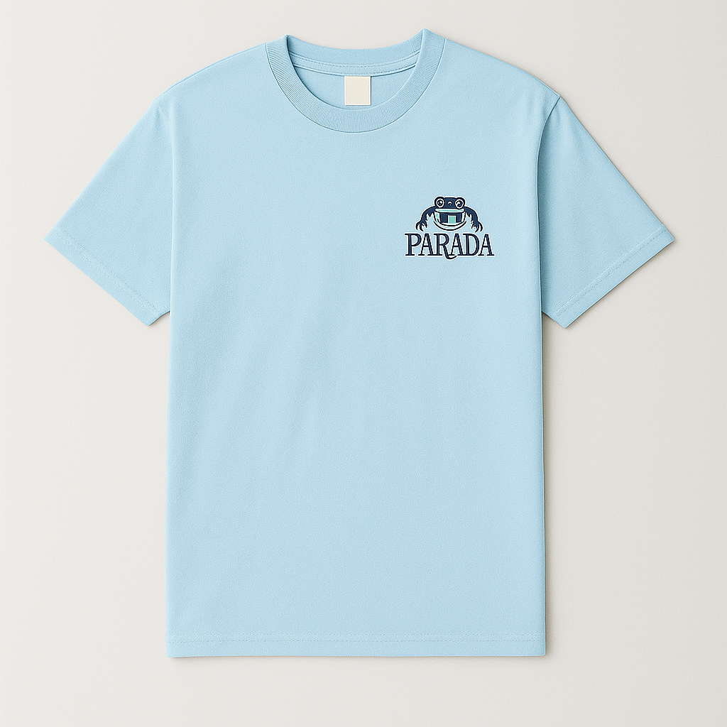 Light Blue - Parada Classic Logo Tee – Limited Edition