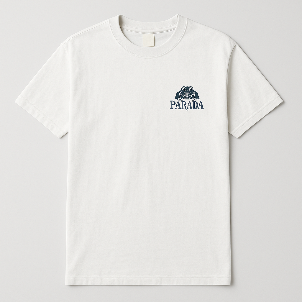 White - Parada Classic Logo Tee – Limited Edition